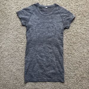 Lululemon Swiftly Tech Short Sleeve Shirt 6 Grey Gray Heather